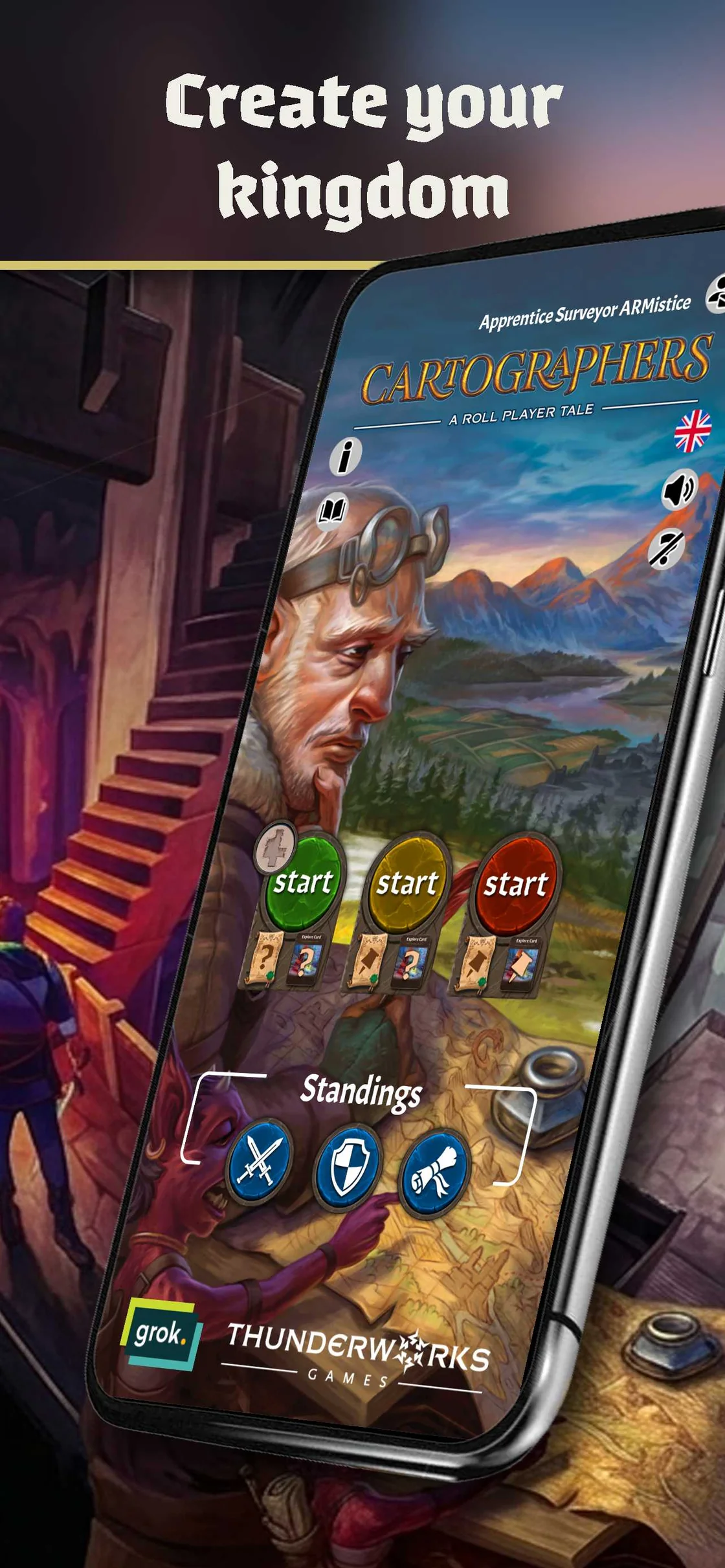 Official Google Play screenshot of Cartographers